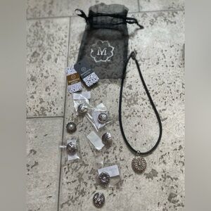 Magnolia and Vine necklace and beads